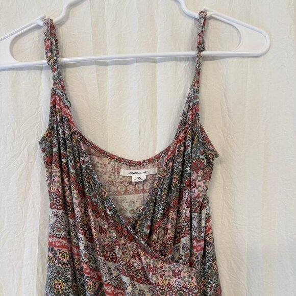 O'Neill Womens Size XS Floral Geometric Print Wrap Dress - Picture 2 of 15